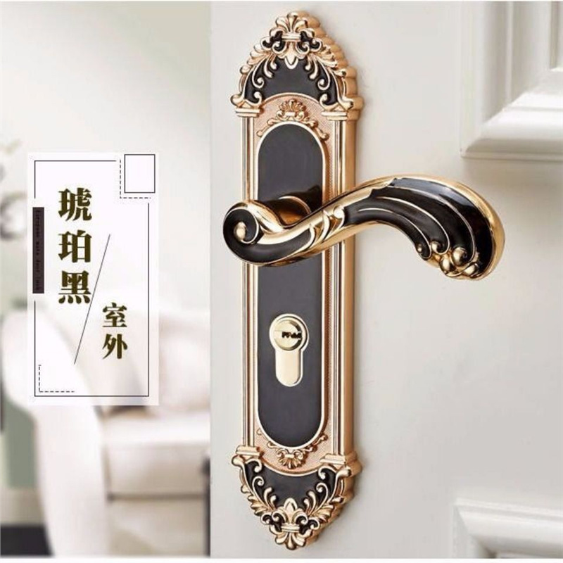 Furniture Hardware Lock - Poignée de porte de chambre silencieuse