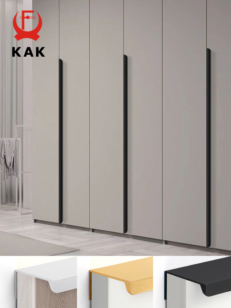 Furniture Hardware Gold - KAK longues poignées d'armoire 1200mm de