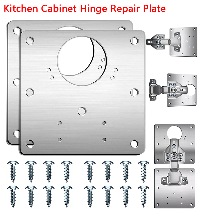 Furniture Hardware Fixing Screws - 2/10 pièces ensembles plaque de réparation