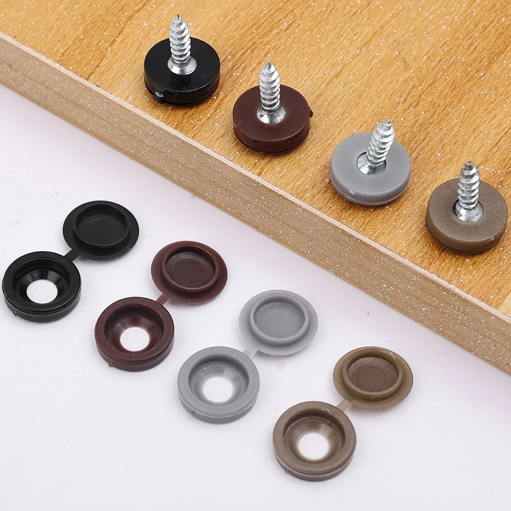 Furniture Hardware Fixing Screws - 100 pièces de capuchons de protection