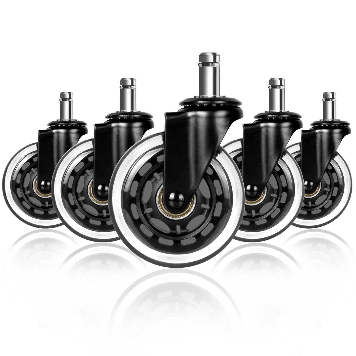 Office Furniture Hardware - Roulettes universelles silencieuses 50KG, 10mm 11mm,