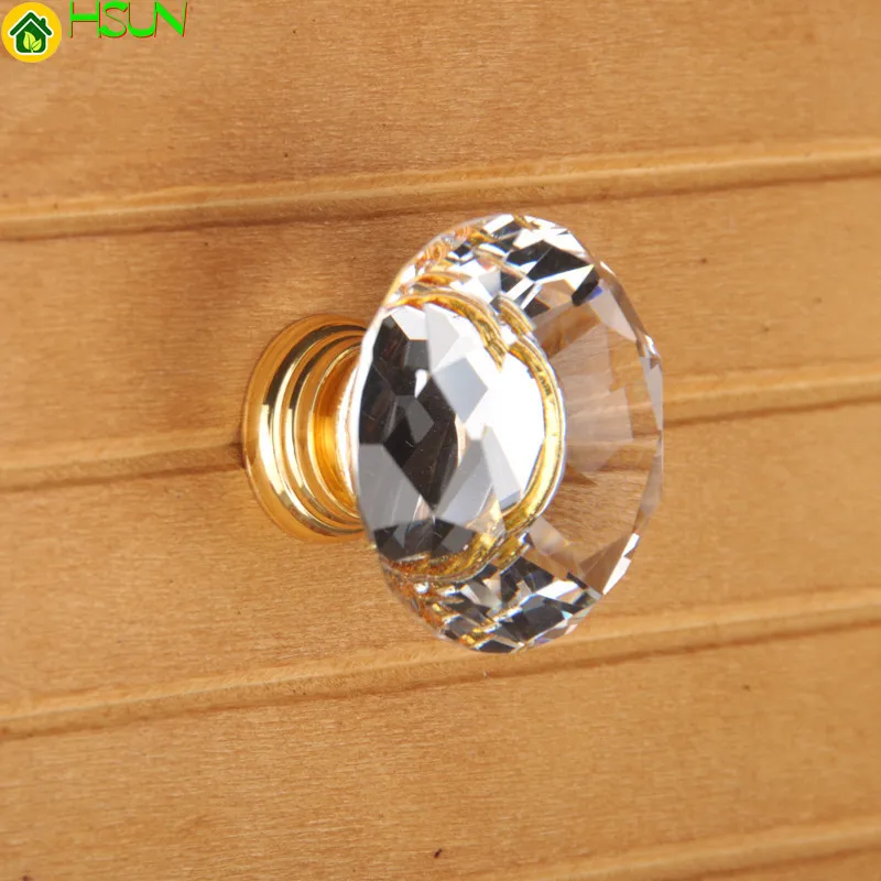 Poignées de tiroir en cristal  - Furniture Hardware Gold avis et prix