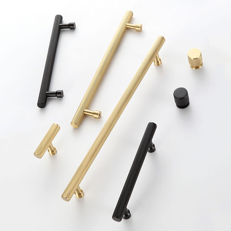 Poignée en laiton noir doré av - Furniture Hardware Gold avis et prix