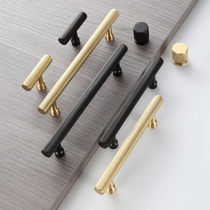 Poignée en laiton noir doré av - Furniture Hardware Gold avis et prix