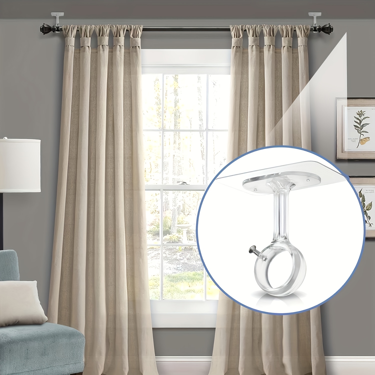Support de tringle à rideau de - Furniture Hardware Accessories avis et prix