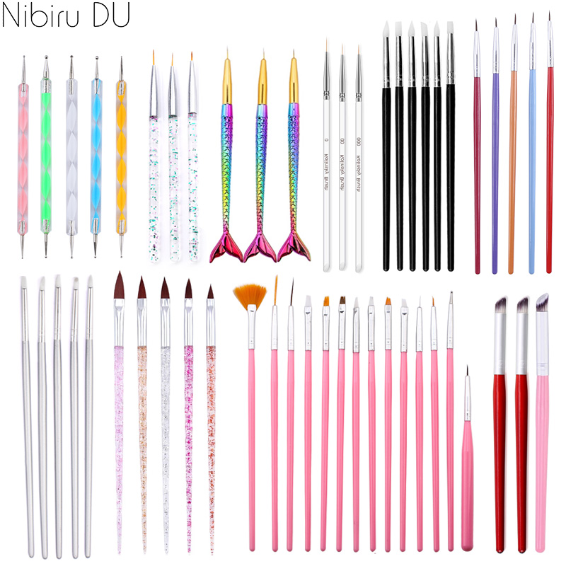 Ensemble de pinceaux à ongles  - Furniture Hardware Nails avis et prix