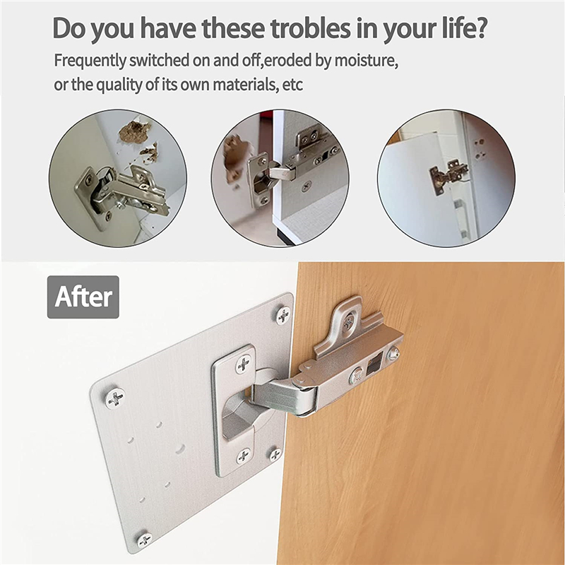 KAK 8 pièces plaque de réparat - Furniture Hardware Fixing Screws avis et prix