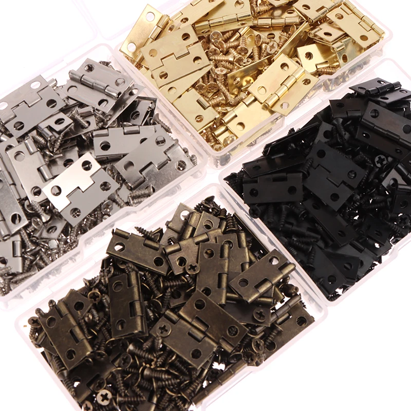 Charnières + 200 vis en fer, o - Furniture Hardware Gold avis et prix