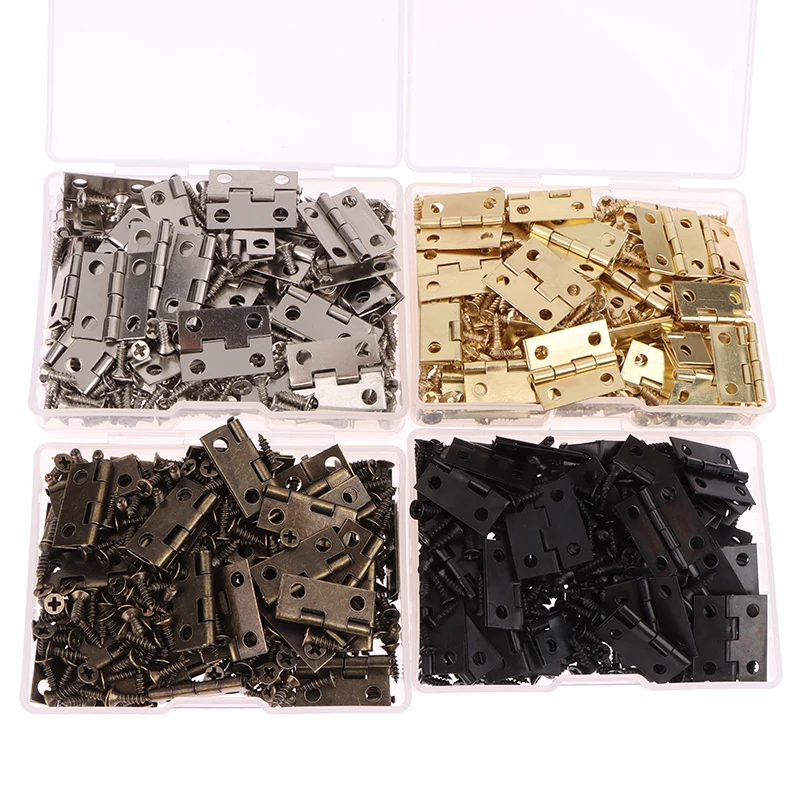 Charnières + 200 vis en fer, o - Furniture Hardware Gold avis et prix