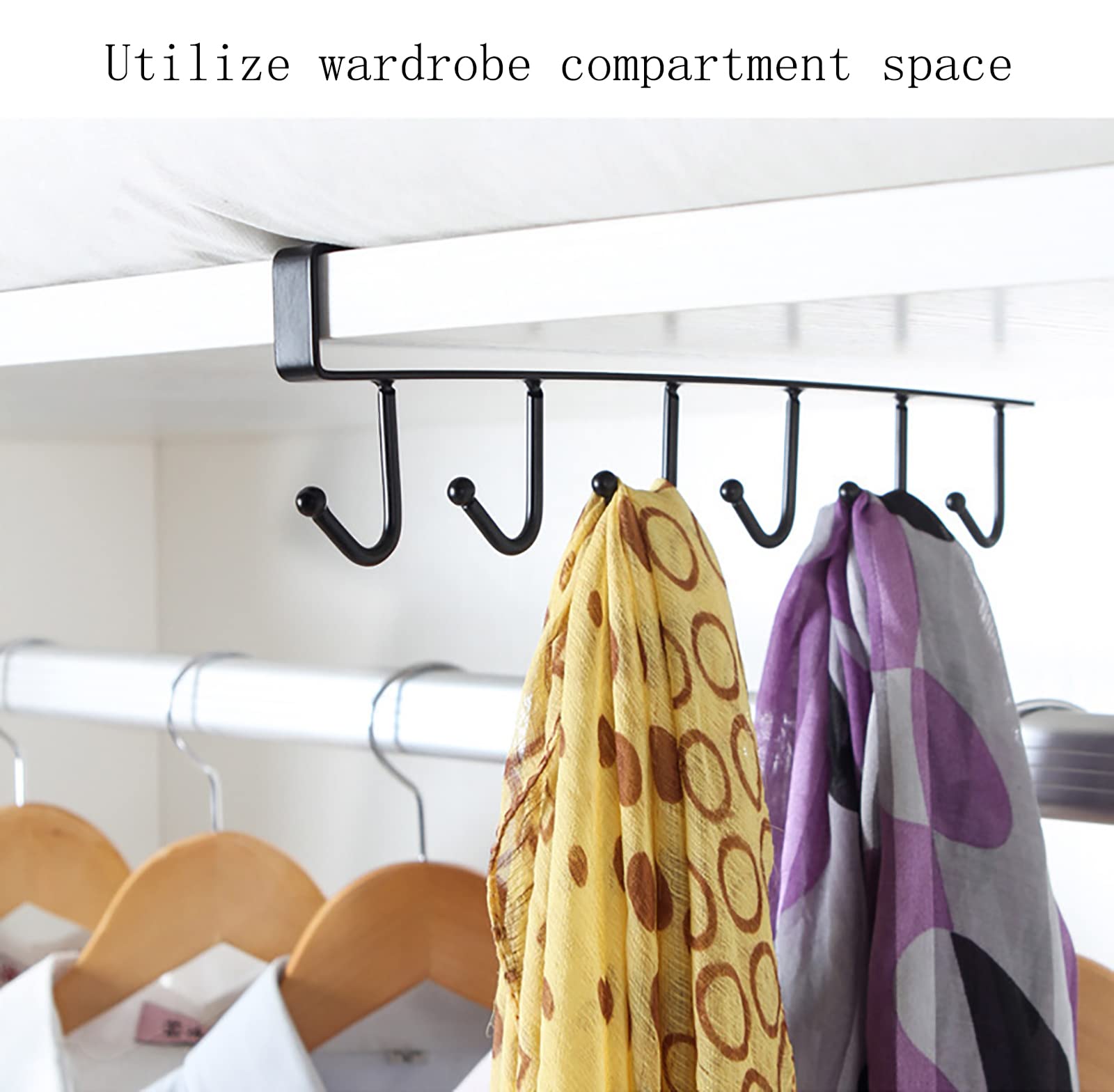 1/2/3PC 6 crochets armoire de  - Furniture Hardware Accessories avis et prix