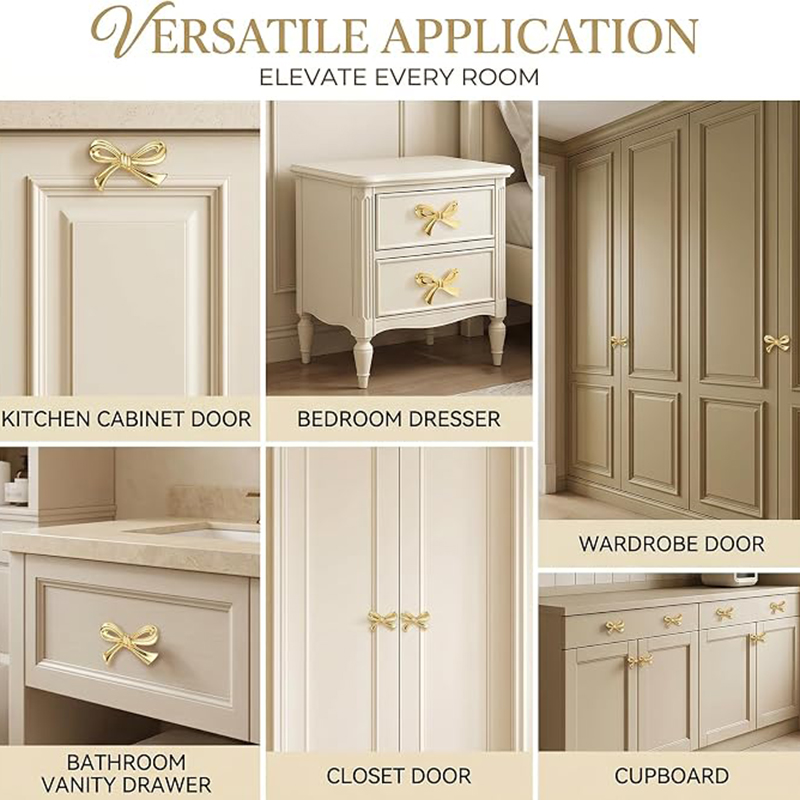 2/4/8 Pièces Poignées de tiroi - Furniture Hardware Gold avis et prix
