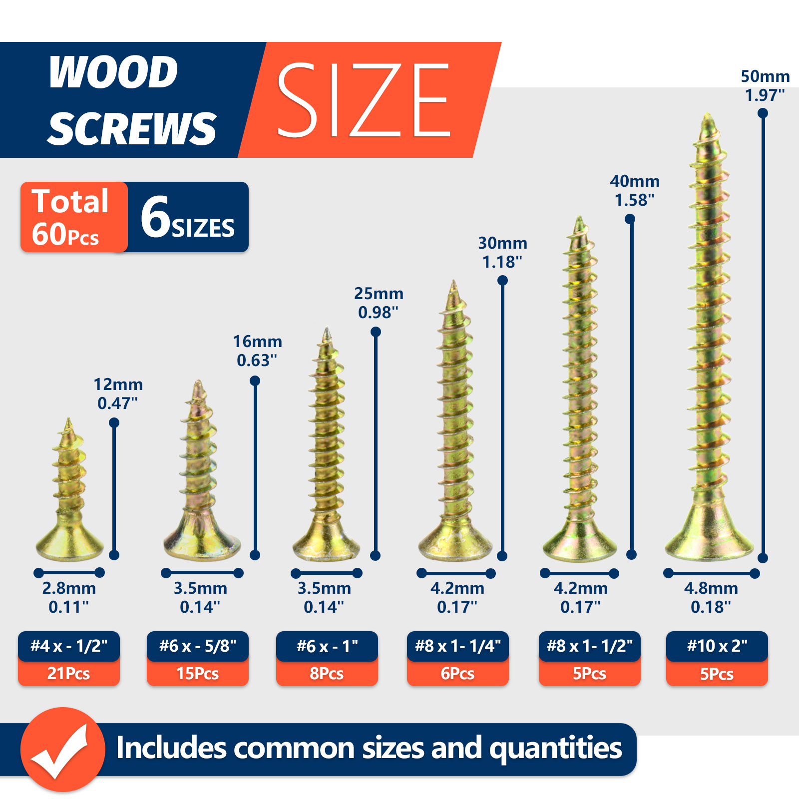 Kit de vis à bois de haute dur - Furniture Hardware Fixing Screws avis et prix