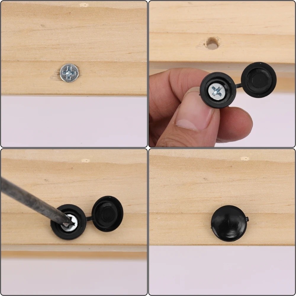 100 PIÈCES NOUVEAU Capuchons d - Furniture Hardware Fixing Screws avis et prix